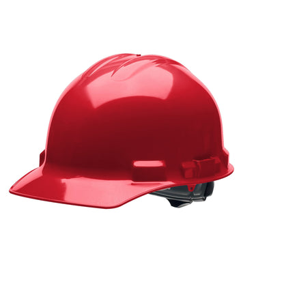 Cap-Style Hard Hat, 4-Point Ratchet Suspension, Class E and G, OSHA Approved Hard Hat