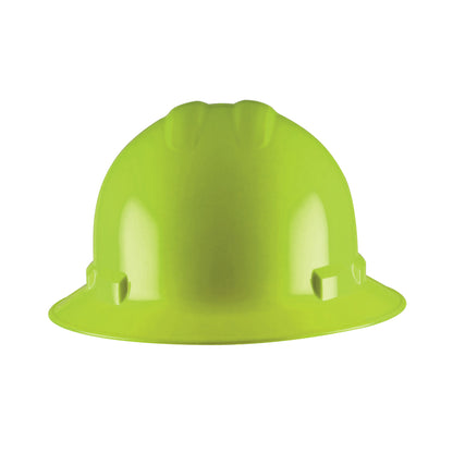 Full-Brim Style Hard Hat, 6-Point Ratchet Suspension, Class E and G, OSHA Approved Hard Hat