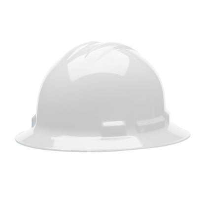 Full-Brim Style Hard Hat, 6-Point Ratchet Suspension, Class E and G, OSHA Approved Hard Hat