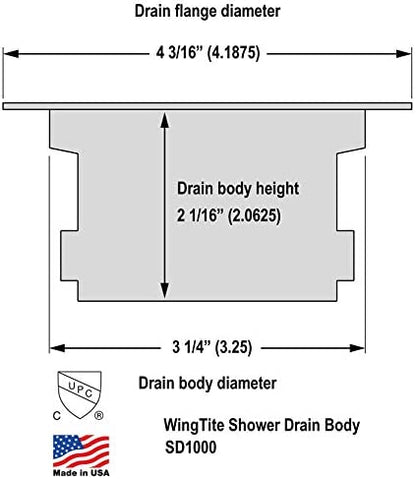 Replacement Shower Drain